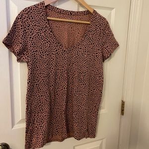 PINK Victoria’s Secret NWT leopard Tee LARGE